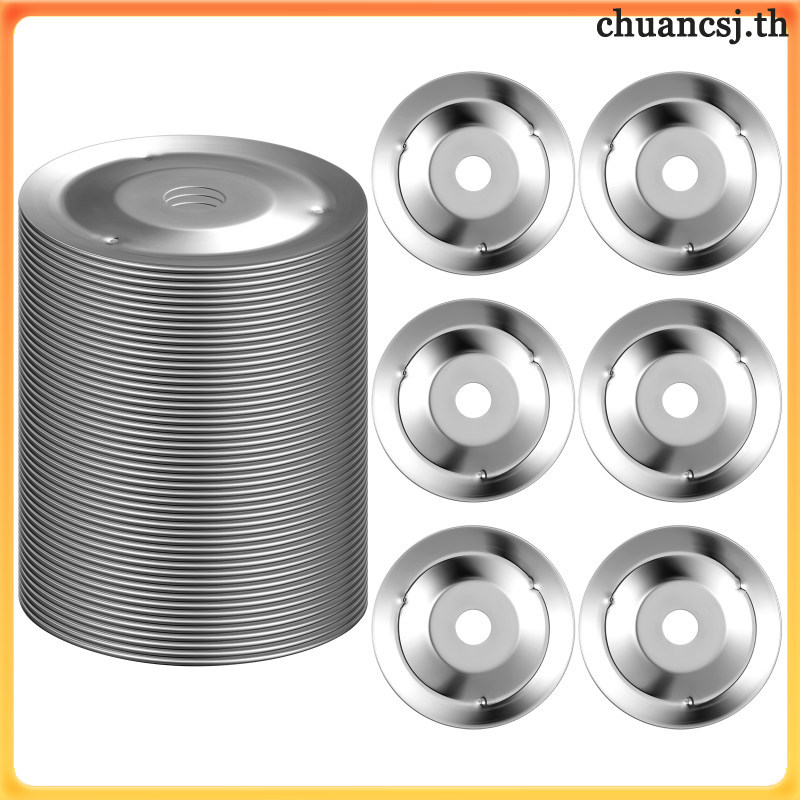 50 ชิ้น Jingle Stainless Cymbal Tambourine Drum Kit อุปกรณ์เสริม Bell Ching Bells Replacement
