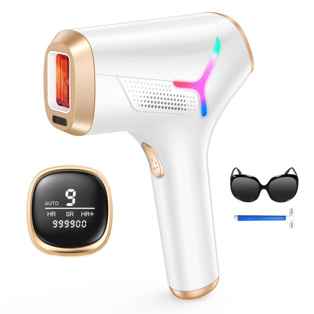 เลเซอร์กําจัดขน 0.1s/แฟลช 999900+22j IPL Hair Remover 3 โหมด Body Face บิกินี่ Home Treatment สําหรั
