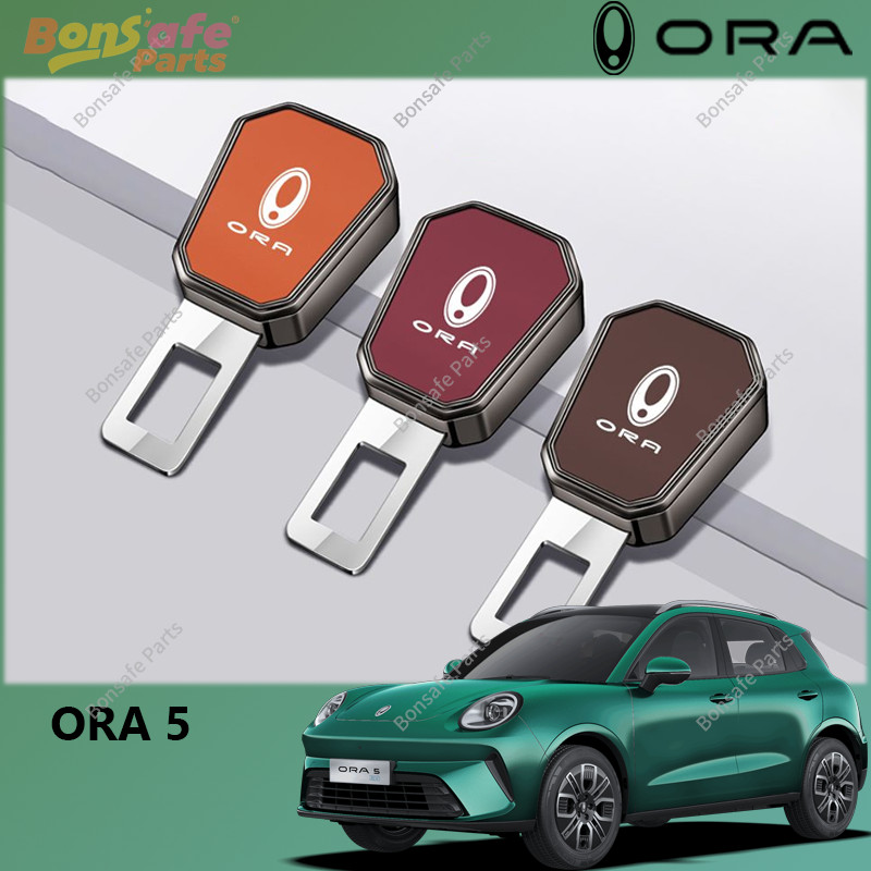 ของแต่ง ORA 5 หัวเสียบเข็มขัดนิรภัย ตัดเสียงเตือน เข็มขัดนิรภัย อุปกรณ์ตกแต่งภายใน ปลอก