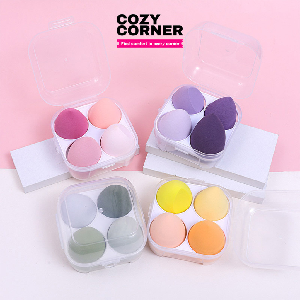 (สุ่มสี/สุ่มแบบ) Beauty Egg Sponge ฟองน้ำแต่งหน้าพัฟไข่ เนื้อนุ่มพิเศษ เกลี่ยง่าย ไม่กินรองพื้น