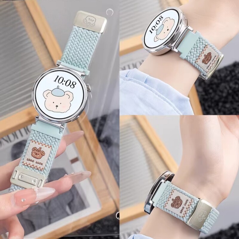 นาฬิกากันน้ํา นาฬิกาข้อมือผู้หญิง สายนาฬิกาสำหรับ Huawei gt6 watchgt5สายนาฬิกาผู้หญิง gt4สมาร์ท gt5p