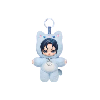 POPMART aespa Plush Cute Friends Series ตุ๊กตาผ้ากํามะหยี่จี้กล่องปริศนา