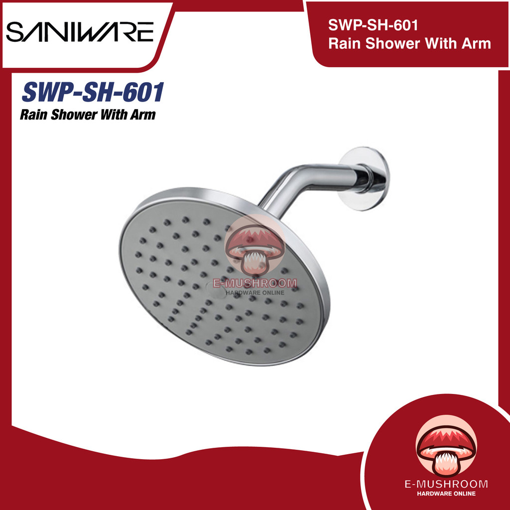 Saniware ฝักบัวเรนชาวเวอร์ ABS พร้อมแขน ชุดฝักบัวห้องน้ํา SWP-SH-601