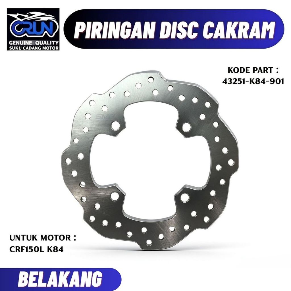 43251-K84-901 CRUN แผ่นด้านหลัง Honda CRF150L K84 /เบรคหลัง CRF 150L