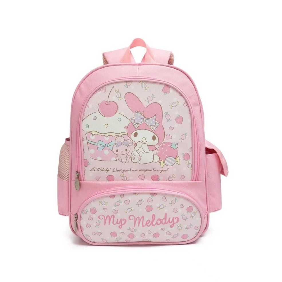 Melody Kids Backpack for Girls - กระเป๋านักเรียนลายการ์ตูนน่ารักสําหรับนักเรียนชั้นประถมศึกษา