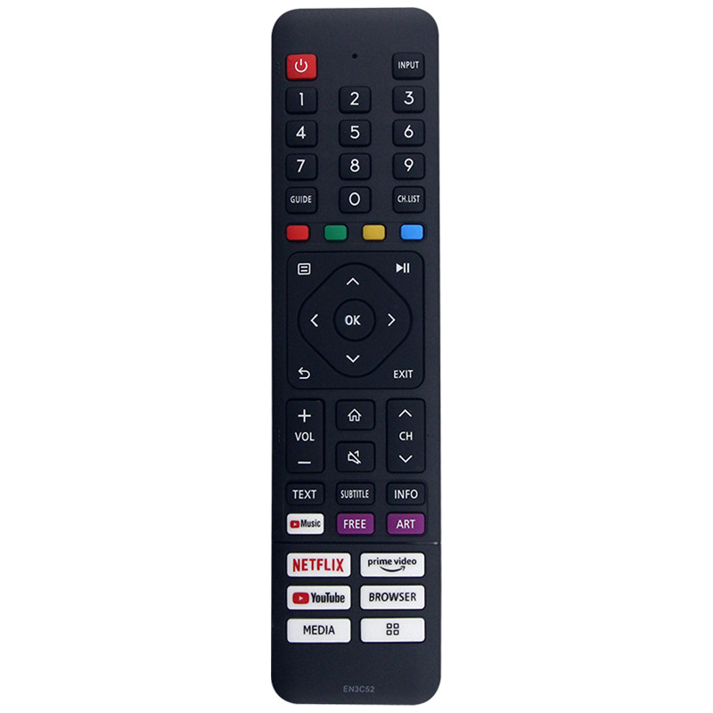 เข้ากันได้กับ Hisense TV 58A6GS รีโมทคอนโทรล EN3C52 อะไหล่