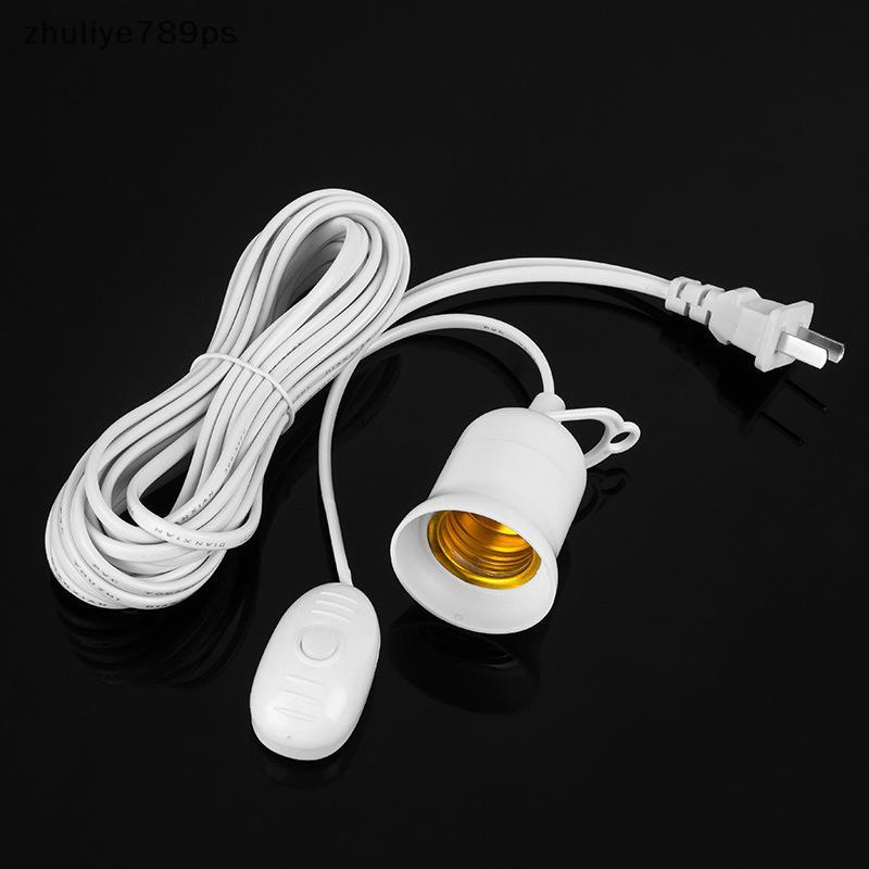 Zhuliye789ps] 2 M/4 M/7 M/9.5 M โคมไฟฐานผู้ถือสายไฟ E27 US แขวนจี้ LED Light Fixture Soet อะแดปเตอร์