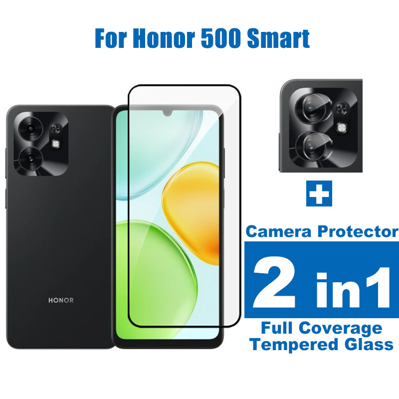 Honor 500 สมาร์ทกระจกนิรภัยสําหรับ Honor X9c สมาร์ท X9d X9a 90 5G X9c X9b X8b X7b 500 Pro 2 in 1 Ful