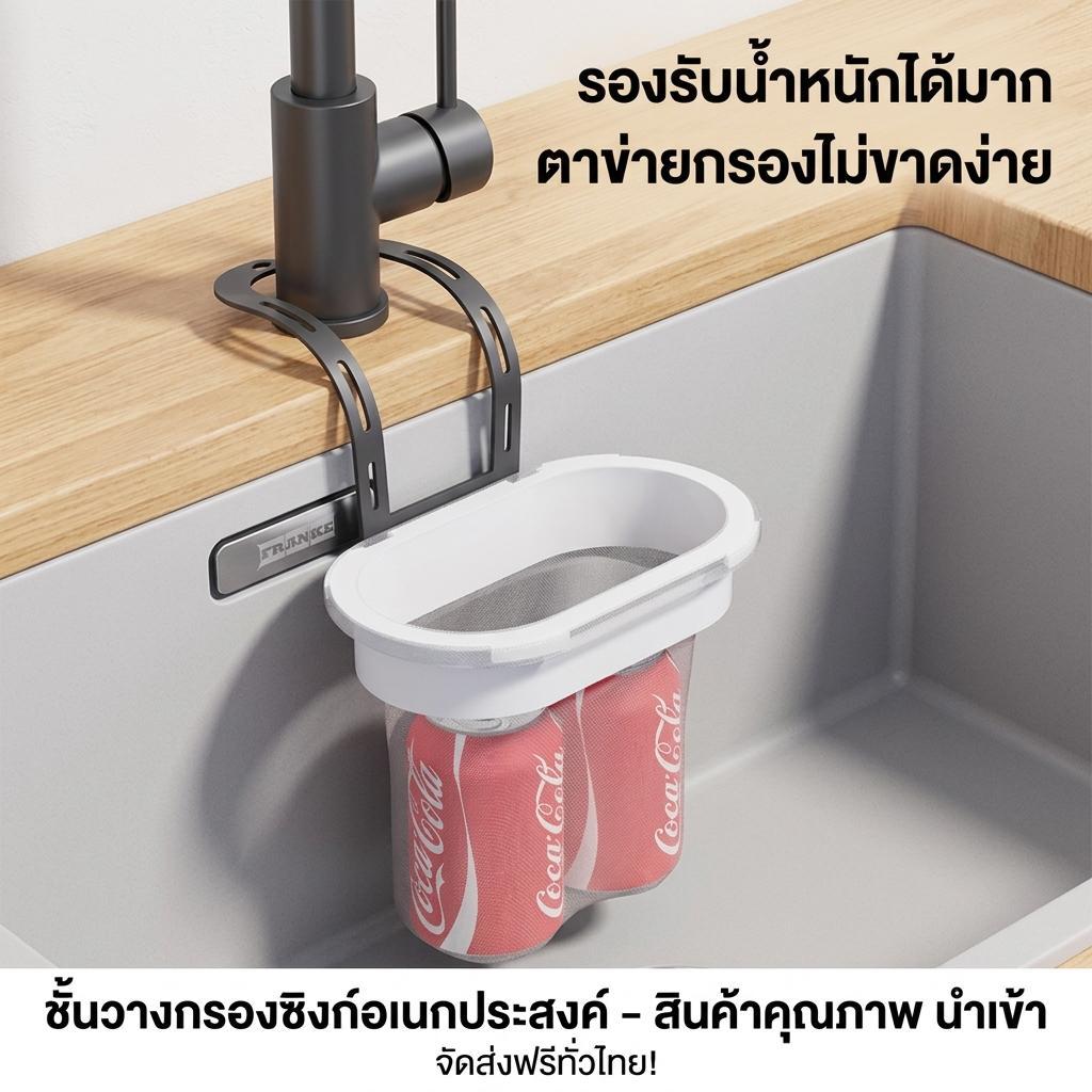 ตัวกรองเศษอาหารคุณภาพสูงช่วยลดปัญหาท่ออุดตัน จัดการกับเศษอาหารในครัวได้อย่างง่ายดาย และใช้งานสะดวก