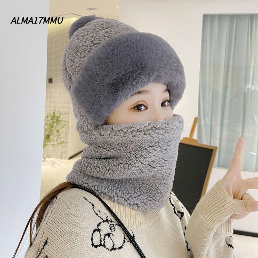 ALMA17MMU Beanies หมวกผู้หญิงWindproofขี่จักรยานคออุ่น