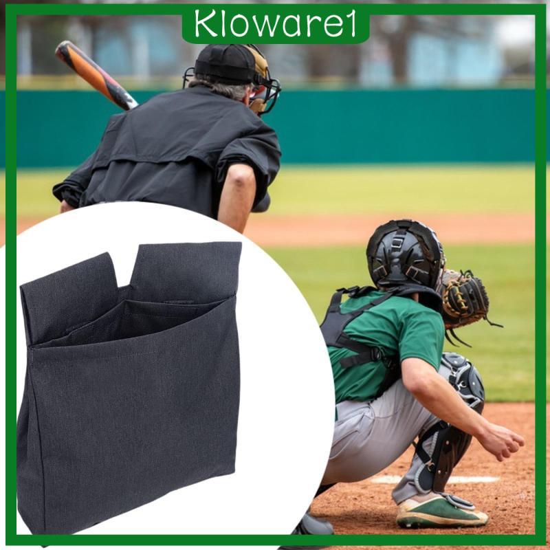 [Kloware1] Umpire Ball Bag อเนกประสงค์เบสบอลซอฟท์บอลเอว Organizer กระเป๋าสําหรับ Umpire อุปกรณ์การฝึ