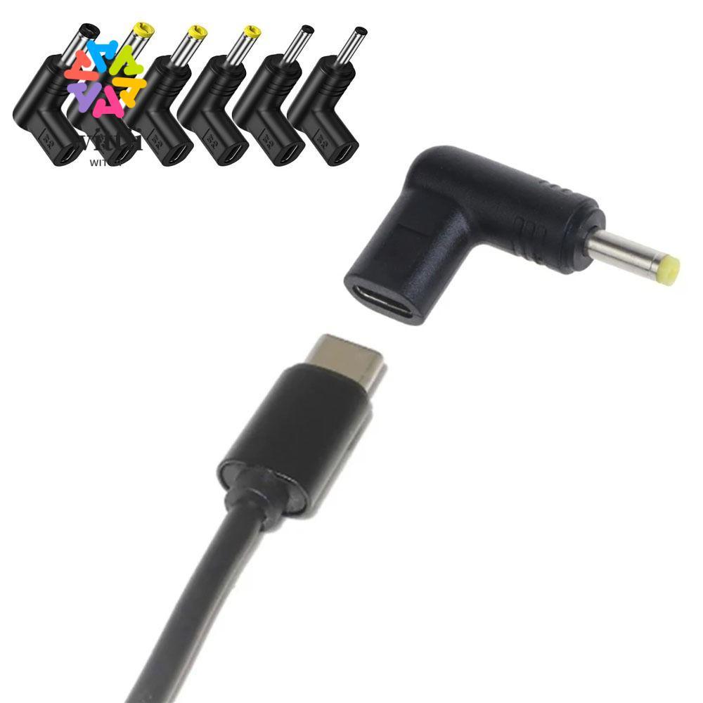 WITTII USB C PD to DC Power Connector, 5V 9V 12V Universal Type C to DC Jack Plug, Type-C PD Convert