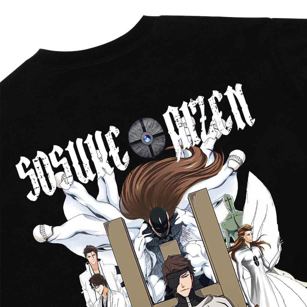 เสื ้ อยืดลายกว ้ าง Sosuke Aizen 2026 | Anime Bleach เสื้อยืดผู้ชาย