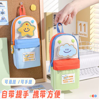 การจับคู่สี ตีนตุ๊กแก กล่องดินสอมูลค่าสูงความจุขนาดใหญ่กล่องเครื่องเขียนอุปกรณ์การเรียนwj845