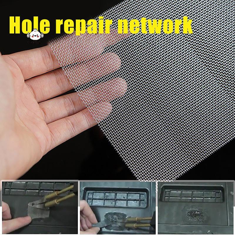 {maybest} 2 ชิ้นลวดทังสเตนซ่อมตาข่ายตาข่ายสําหรับรถยนต์กันชนพลาสติกเชื่อม Cra Hole Fixing อัพเกรดชุดเครื่องมือฟื้นฟูยานยนต์ {TH}