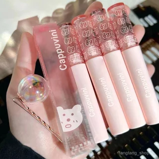 ฟอง ริมฝีปาก เคลือบ กระจกลิปกลอสแก้วลิปเคลือบลิปสติกหญิงราคาถูกนักเรียนนมชาสีลิปกลอส (ร้านเราราคาราคาราคาราคาราคาการระบายน้ํา)