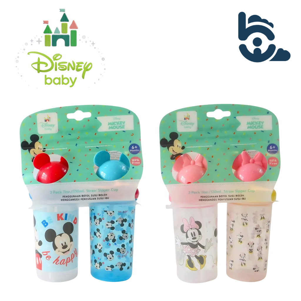 Disney Baby Straw Sipper Cup (330ml/11oz x2pack)
