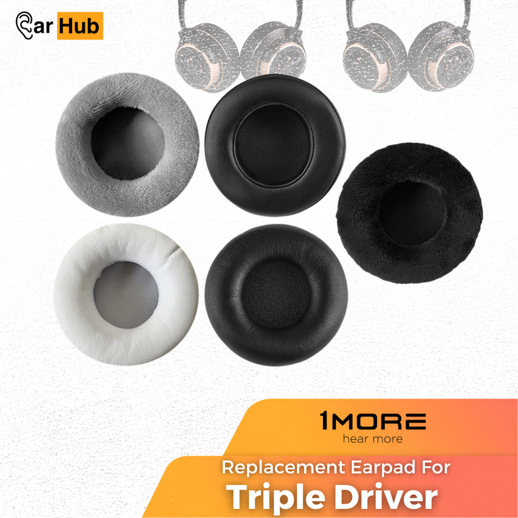 แผ่นรองหูฟัง Earpad Earcup 1More Triple Driver Over-Ear Foam Pad
