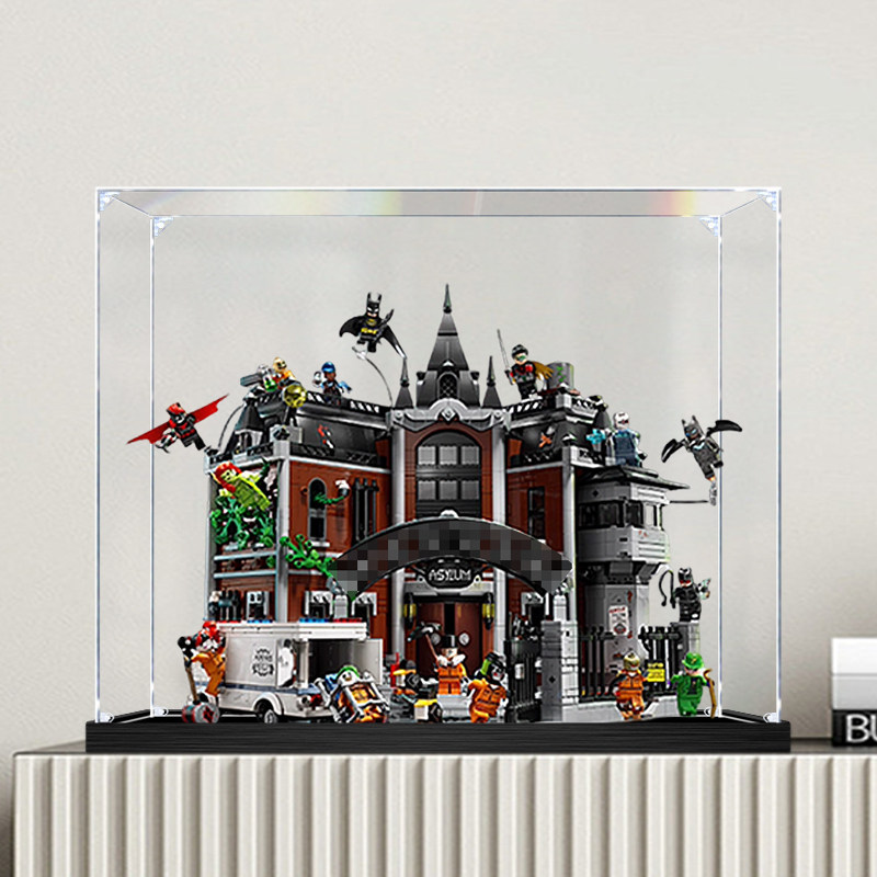 Saiz Custom Kotak Paparan Akrilik กล่องแสดงอะคริลิค 定制尺寸สําหรับ Lego 76300 Arkham AsylumTM