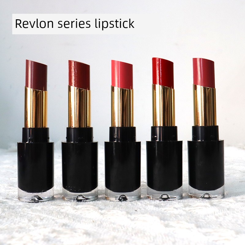 ลิปสติก ลิป Revlon Revlon Revlon Moisturizing Moisturizing Lipstick Black Tube Ladies Matte Lipstick