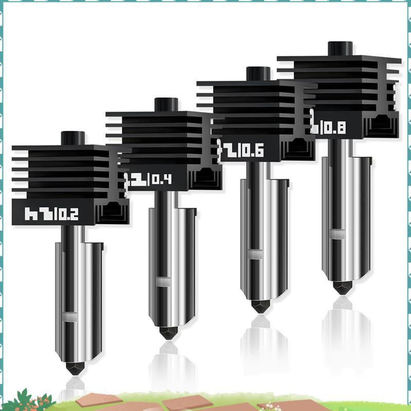 Uejfrdkuwg 4 แพ็คสําหรับ Bamboo Lab P2S Hotend สําหรับ H2S/H2D/P2S 3D เครื่องพิมพ์, Quick Harden Swa