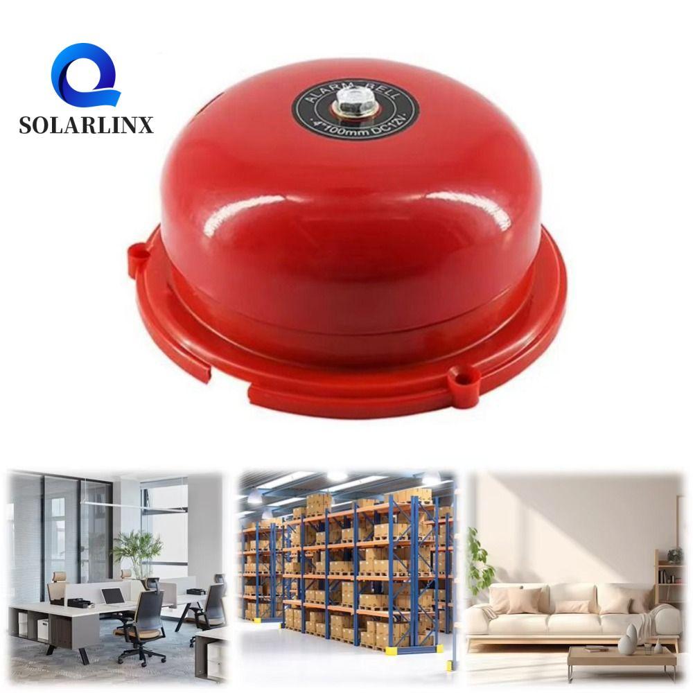 SOLARLINX Point Fire Alarm,กันน้ําโลหะภายใน Strike Alarm Bell,สะดวกภายใน Strike Type Electric Bell A