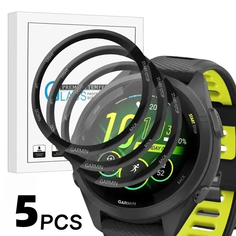 สําหรับผู้เบิกทาง Garmin 570 970 965 955 945 45S 2-10Pcs 9H ฟิล์มกระจกนิรภัยสําหรับ Garmin Forerunne