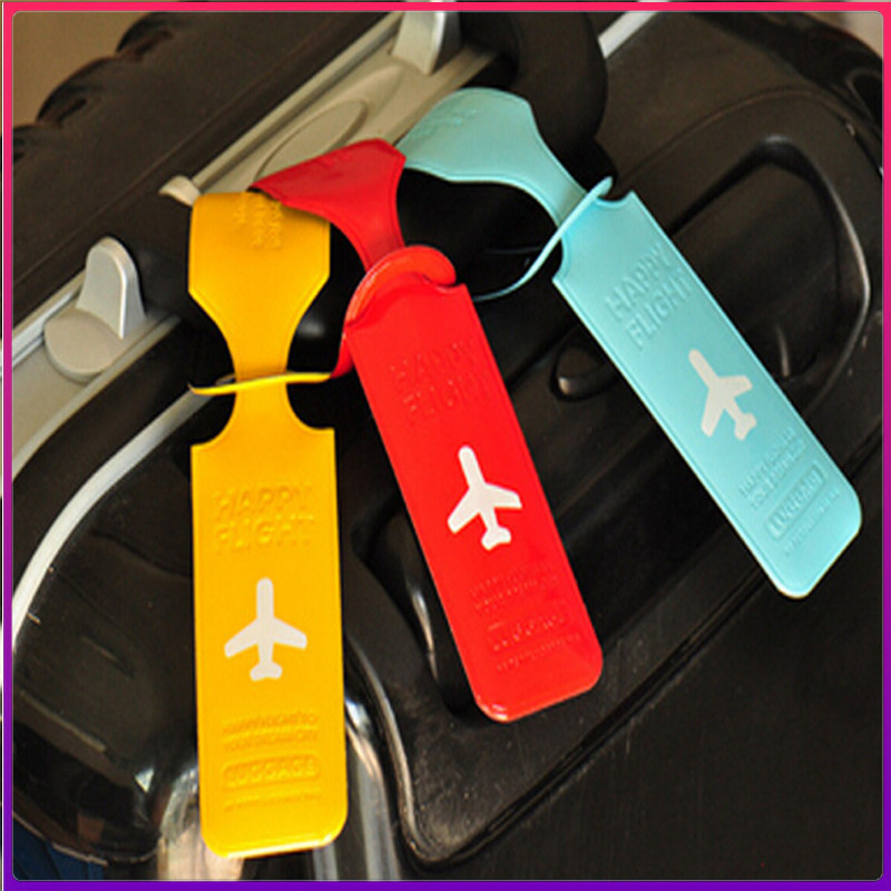 ใหม่กระเป๋าเดินทางแท็กฝาครอบกระเป๋าเดินทาง ID Baggage แท็กผู้ถือ Letter Baggage Boarding แท็กป้ายแบบ