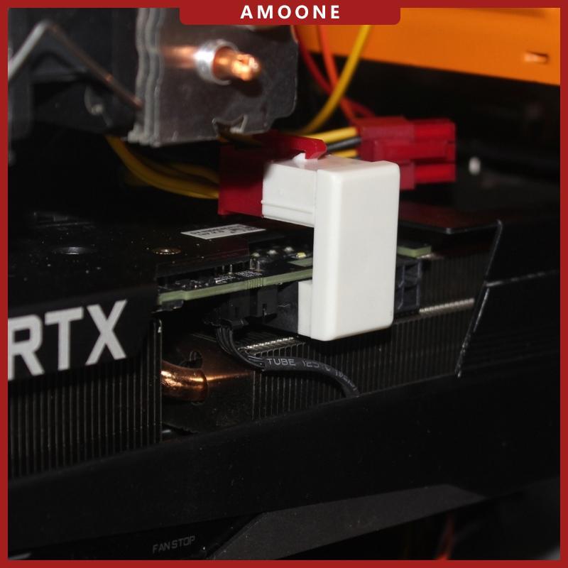 AMOONE GPU 8Pin หญิง 8PIN ชาย 180 องศามุมอะแดปเตอร์ U เปิดสําหรับเดสก์ท็อปกราฟิกการ์ด