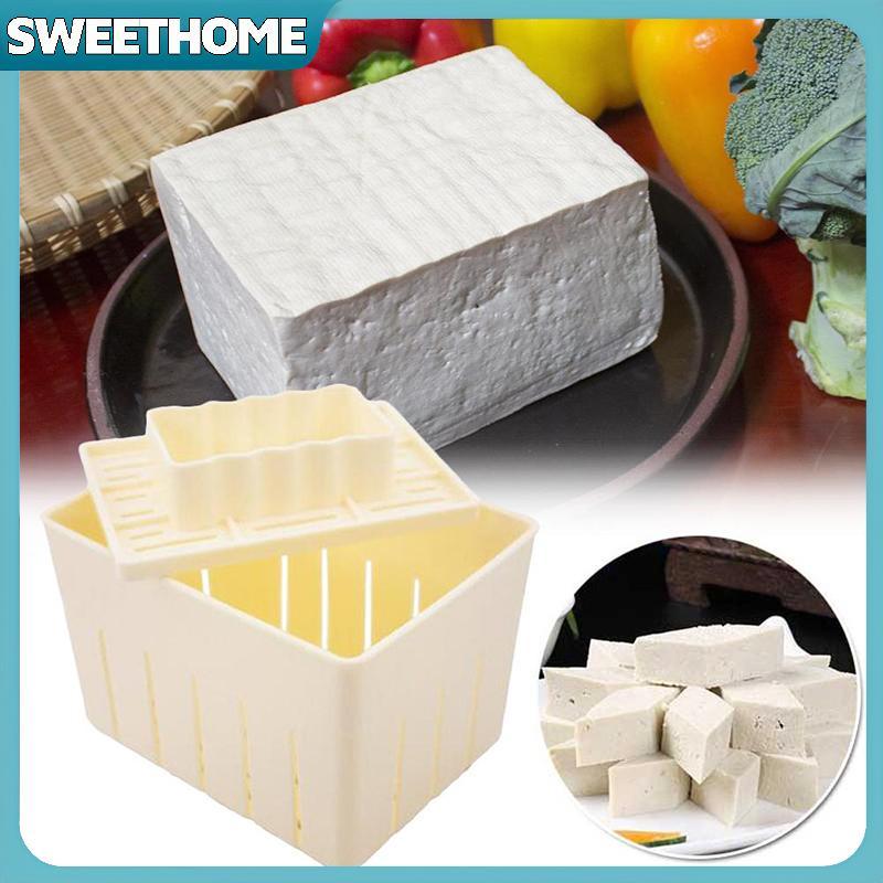 SWEETHOME DIY เครื่องทําเต้าหู้โฮมเมดพลาสติกชุดแม่พิมพ์กดชุดเครื่องทําเต้าหู้กด