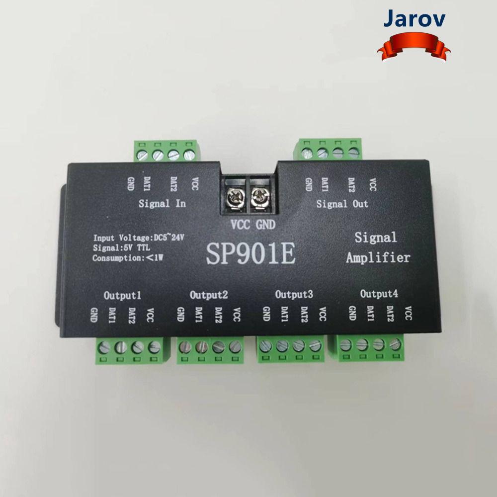 JAROV Light Strip Repeater, แอดเดรสเครื่องขยายสัญญาณ SP901E เป็นรายบุคคล, DC12-24V LED Pixel Strip โ