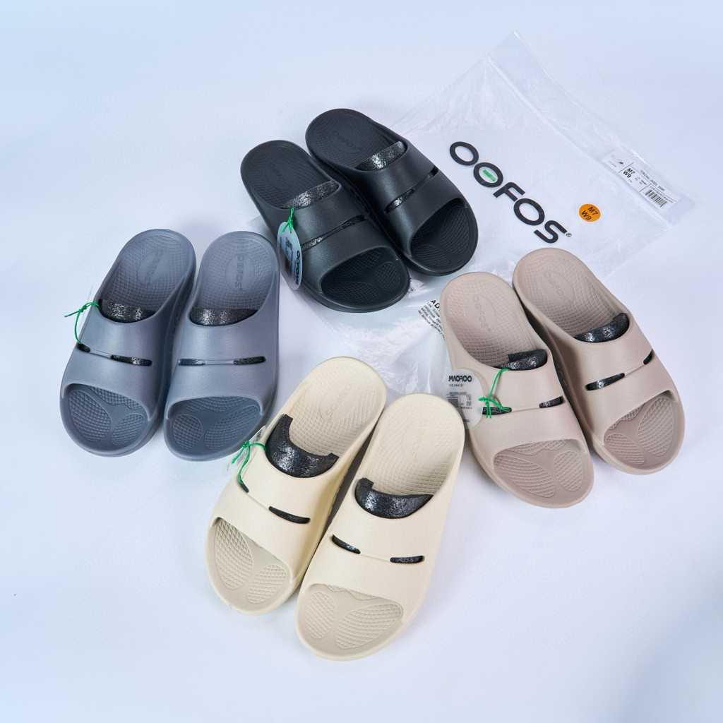 เกาหลี oofos ฤดูร้อนกีฬา Recovery ผู้ชายผู้หญิงรองเท้าแตะหนา Soled Flip-Flops การค้าต่างประเทศญี่ปุ่