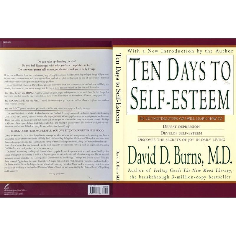 Paper English Book 284 Ten Days to Self-Esteem(David D. เผาแล้ว MD)