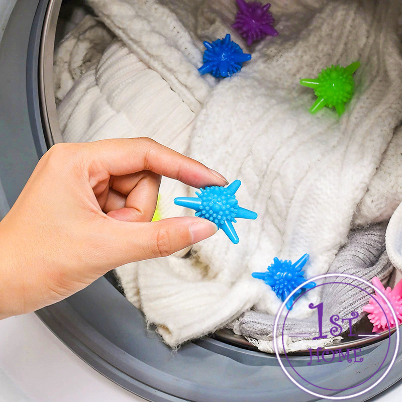 ลูกบอลซักผ้า ลูกบอลซักผ้าช่วยไม่ให้ผ้าพัน Small Washing Balls