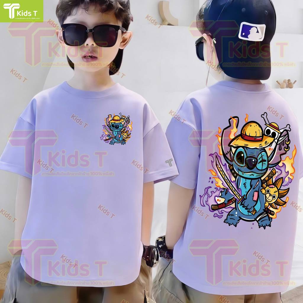 COD (Ho Chi Minh)Kids T Mall เสื้อยืดแขนสั้นพิมพ์ลายการ์ตูนเสื้อหลวมและน่าประทับใจ แฟชั่นสําหรับเด็ก