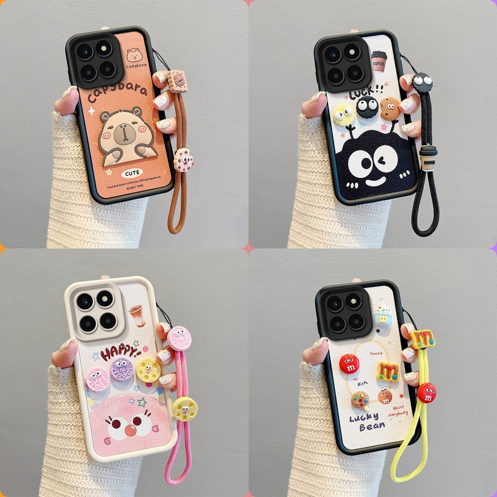 เคส Honor X7D น่ารักหนัง 3D ตุ๊กตาซิลิโคนอ่อนนุ่มเคสโทรศัพท์ BBPW2