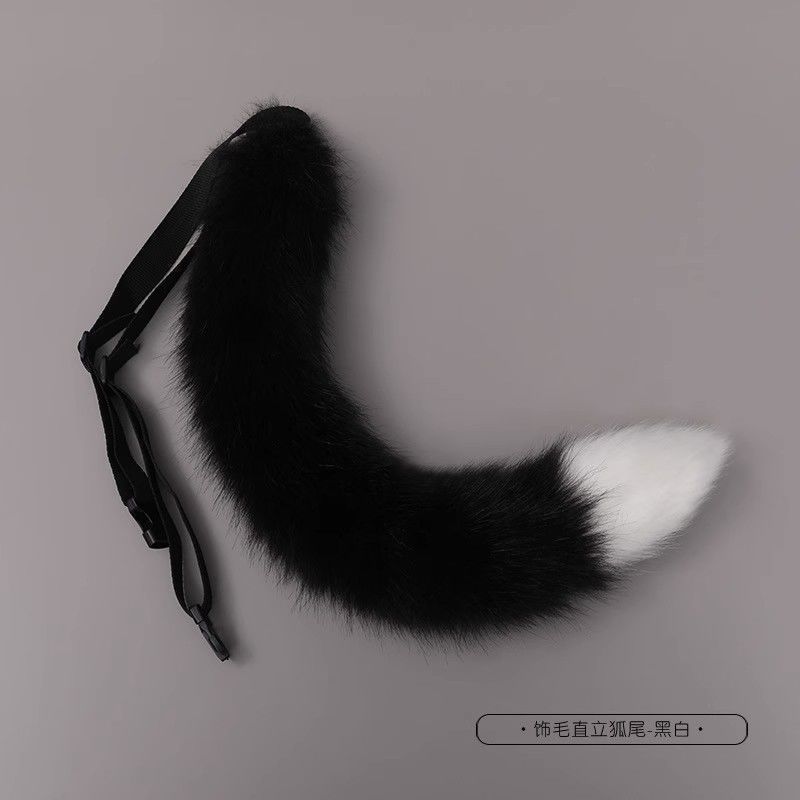 COSPLAY fox fox tail fox Series สําหรับผู้ชายและผู้หญิง UK สาย diecasting Fox หางคอสเพลย์ Fox tail f