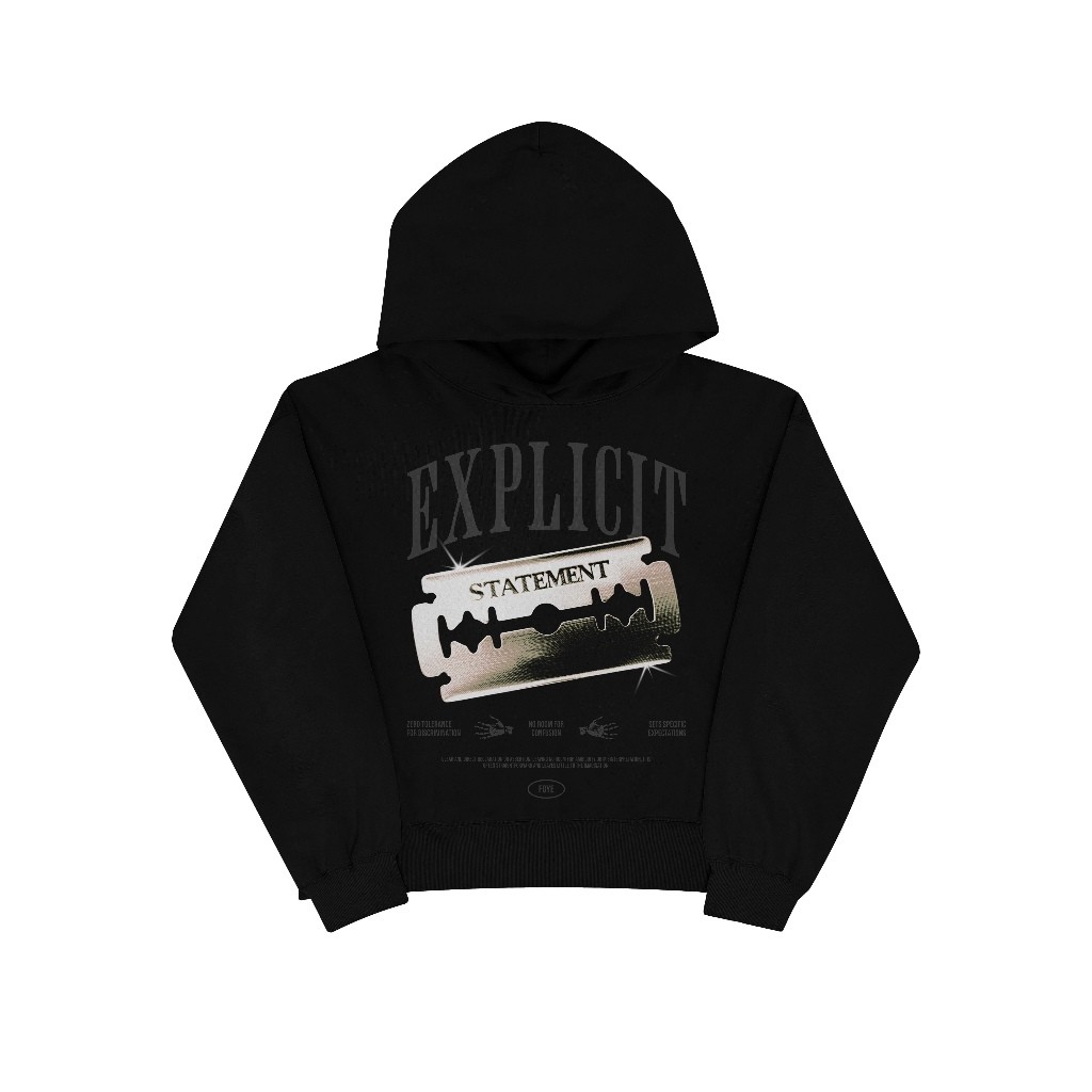 PERRYFOYE - STTMNT Oversize Boxy Hoodie / Boxy Hoodie / Oversize Boxy Hoodie