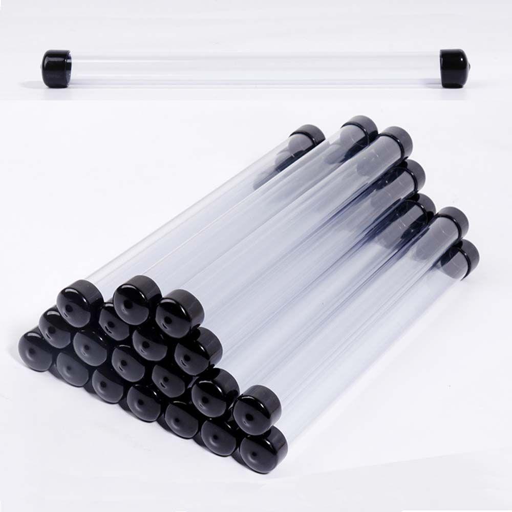 ROSEGOOD Spinning Pen Tube Pvc Transparent Portable Pen Organizer