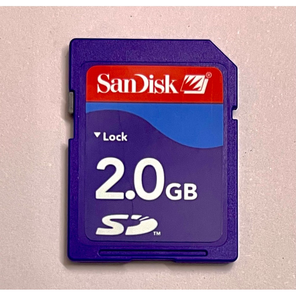 sdcard แท้ sdcard การ์ด SanDisk SD ของแท้ 2g รองรับการ์ดกล้องเก่า การ์ดหน่วยความจํารถยนต์นําทางเก่า 