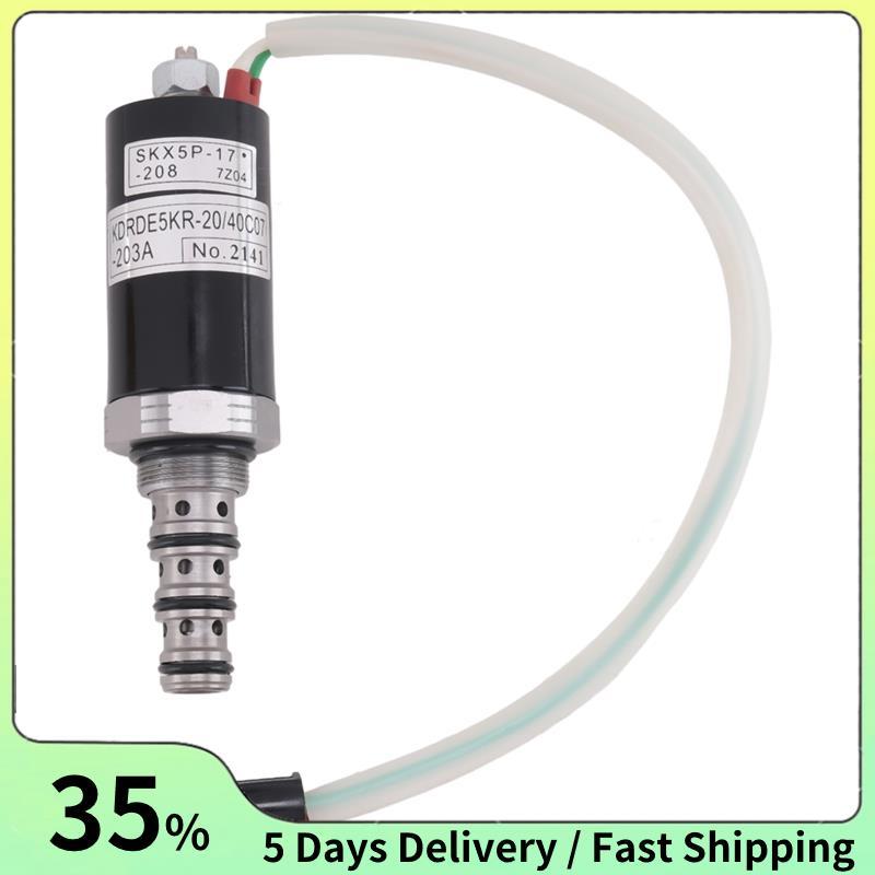 Excavator Solenoid วาล์ว 40C07-203A KDRDE5K-20 สําหรับ Kobelco Excavator SK60-3 SK200-6E SK230-6E SK