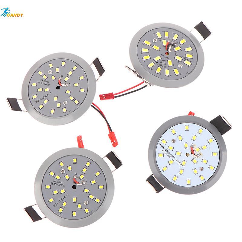 NDY โคมไฟดาวน์ไลท์ LED 5W 220V ถ้วยไฟแบบบูรณาการ LED Ampoule SpotLight คู่รอบเพดานร่มฝัง LED หลอดไฟข
