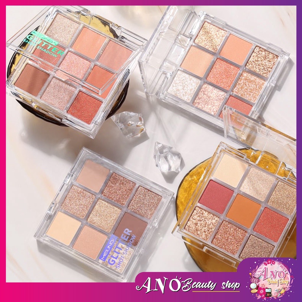 Meilinda Glitter Shot Shadow 5.4g. เมลินดา กลิตเตอร์ ช็อต แชโดว์ ที่สุดของความ wink blink รวมอยู่ที่นี่แล้ว อายแชโดว์
