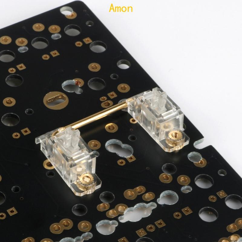 Amon Mechanical Keyboard V2 Satellite Shaft Transparent 2U 6 25U Screw in Stabilizer