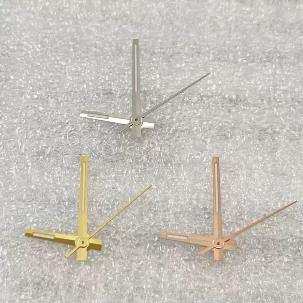 8285] ดัดแปลง [อุปกรณ์ไดอารี่ DIY Pointer สีเขียวนาฬิกาส่องสว่างทองเงินมือสองเหมาะสําหรับ NH35/8285 