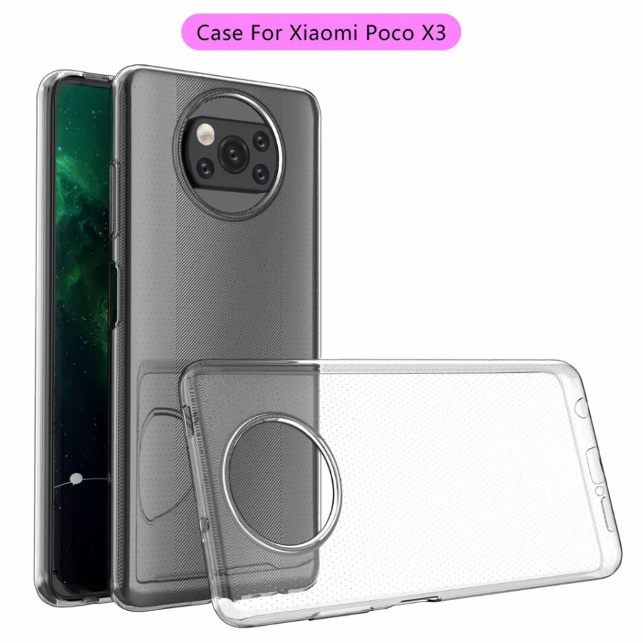 CASE XIAOMI POCO X3 NFC SOFT CASE CLEAR ULTRATHIN JELLY CASE