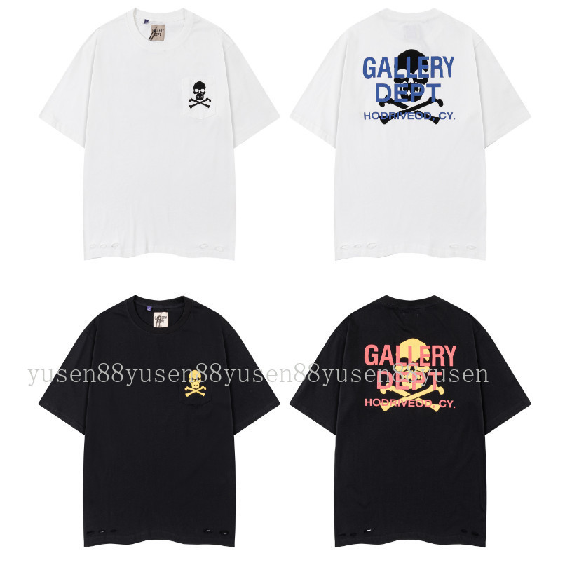 คุณภาพสูง ** Ga888 Dep *** เสื้อยืดแขนสั้นคอกลมพิมพ์ลายด้านหลังสไตล์ใหม่ผ้าฝ้ายแท้แขนสั้น T @
