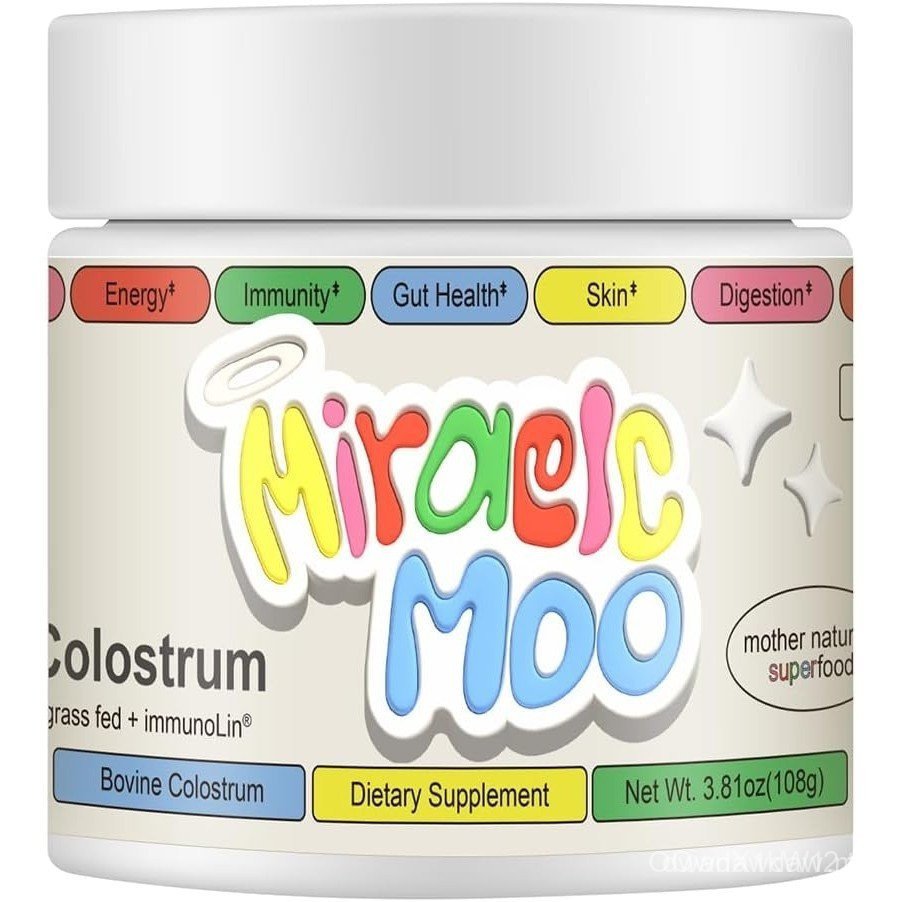 Miracl.e Moo -Nature Bo.vin.e Colo.str.um - Immune Support (60 Count 1 Pack) ZAR5