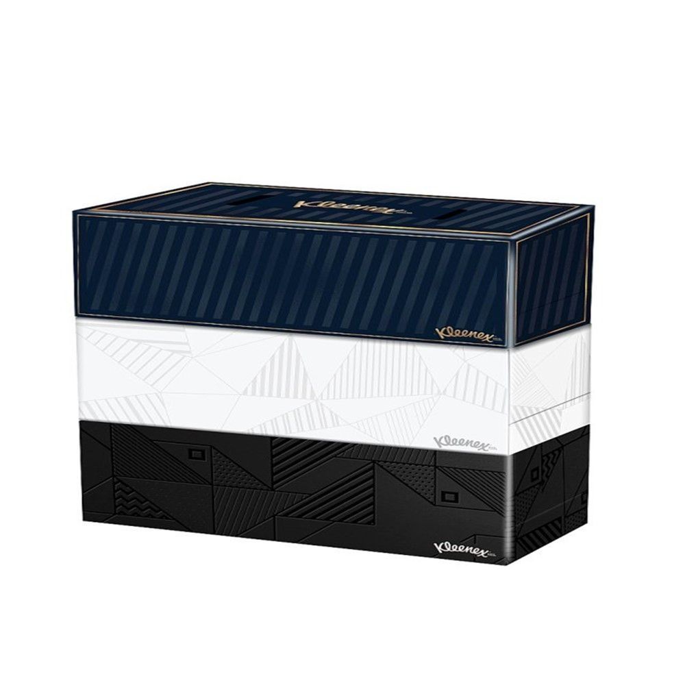 [สินค้าส่งด่วน]  คลีเน็กซ์ บียู 135 แผ่น แพค 3 KLEENEX BE U 135 SHEETS PACK 3