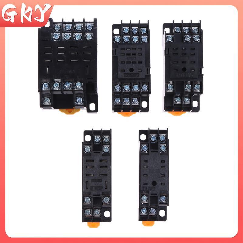 GKY PYF08A PYF11A PYF14A PTF08A PTF14A Relay Base Soet 8/11/14 Pin Mini Small Intermediate Relay Hol